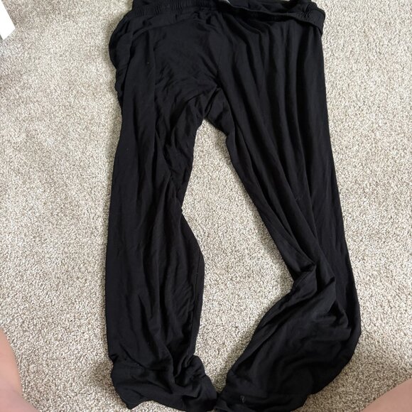 Thyme Maternity Black Jogging  Lounge Pants Size XXL Plus Pregnancy - Picture 7 of 8